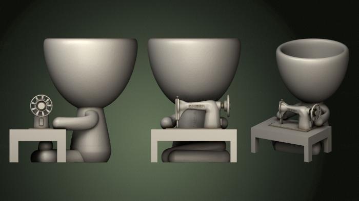 Vases (VZ_0983) 3D model for CNC machine