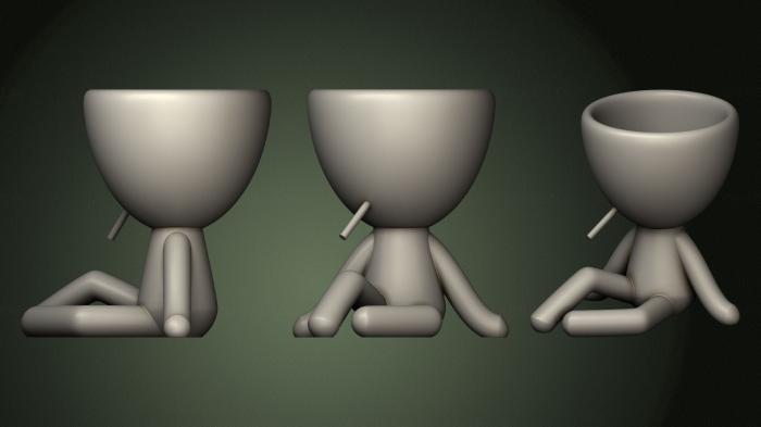 Vases (VZ_0989) 3D model for CNC machine