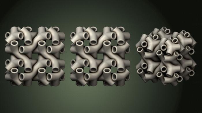 نموذج ثلاثي الأبعاد لآلة CNC المزهريات 