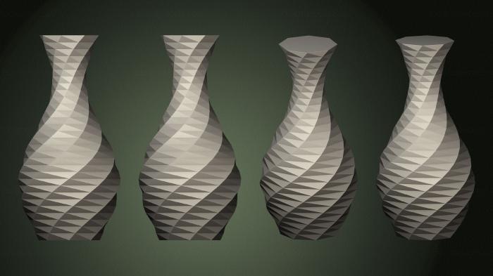 Vases (VZ_1357) 3D model for CNC machine