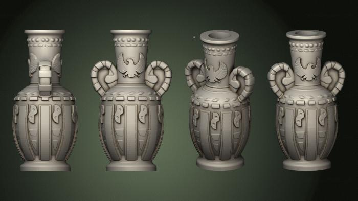 Vases (VZ_1382) 3D model for CNC machine