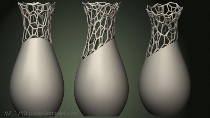 Vases (VZ_1790) 3D model for CNC machine