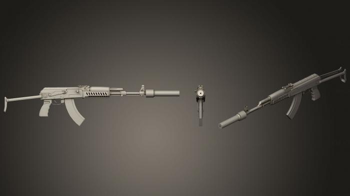 Weapon (WPN_0016) 3D model for CNC machine