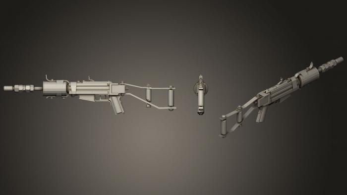 Weapon (WPN_0113) 3D model for CNC machine